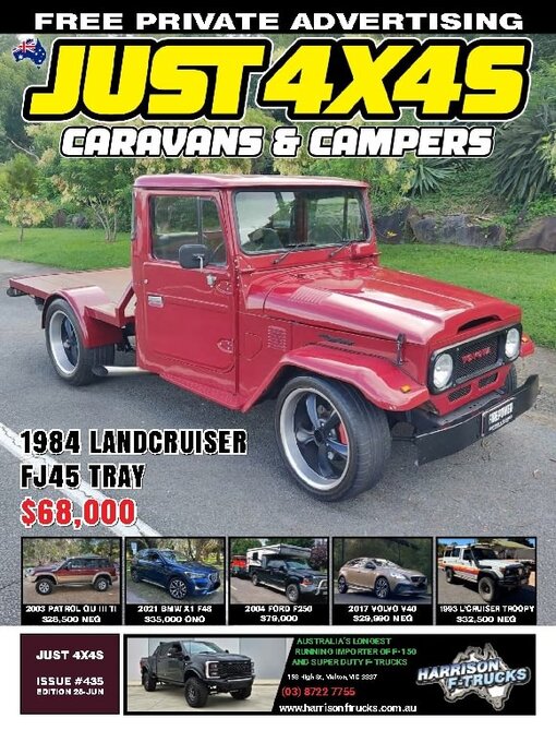 Title details for Just 4x4s, Caravans & Campers by JUST AUTO Classifieds Pty Ltd - Available